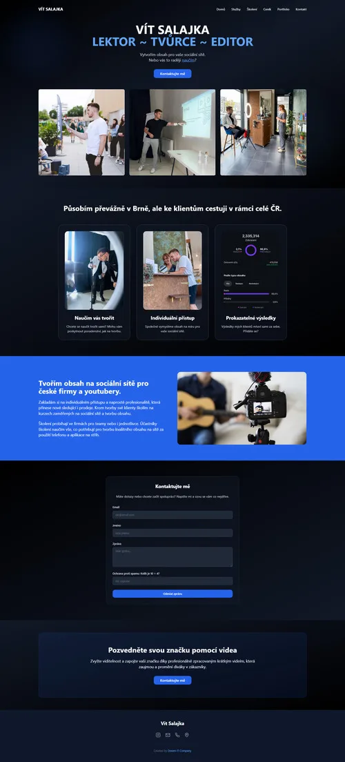 Vit Media – tvůrce a editor videí